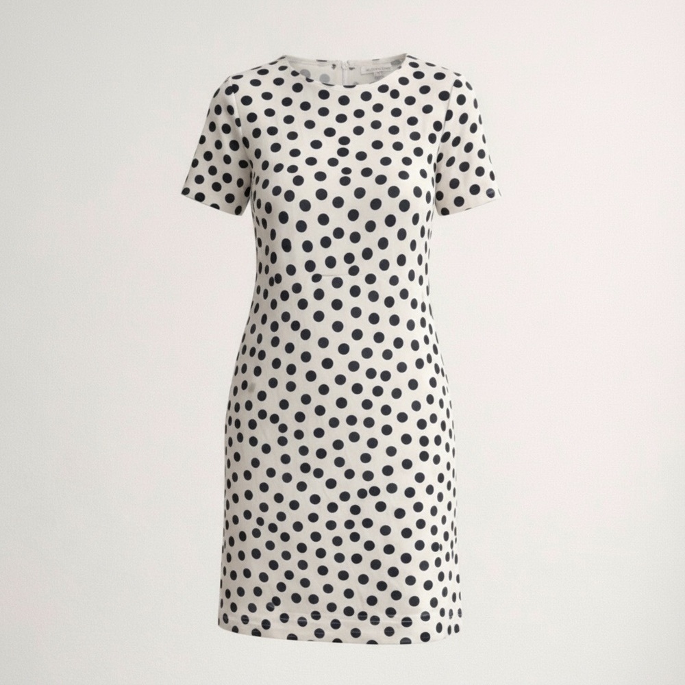 J.Crew Polka Dot Shift Dress Petite Office Core Classic Chic | French Girl